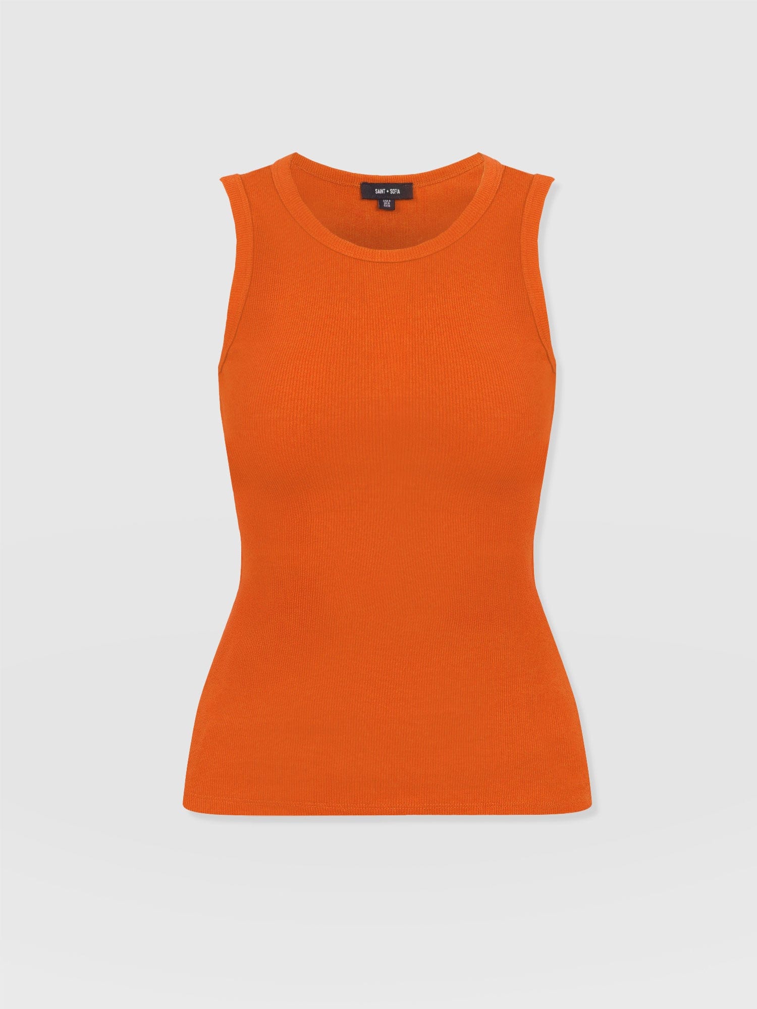 Nova Racer Vest - Burnt Orange - Women's T-shirts | Saint + Sofia® USA